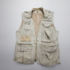 Vtg Banana Republic Safari Vest Mens Large Fishing Hunting Photography Thrashed