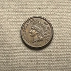 1860 Indian Head Penny Small Cent AU-Uncirculated 4 Diamonds ~ Old US Coin