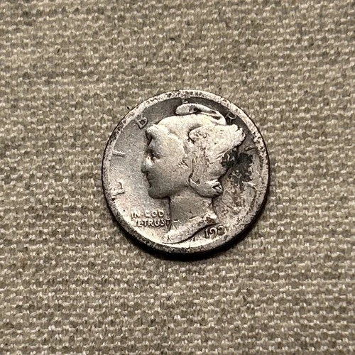 1921-P Mercury Dime - AG - About Good - 90% Silver SP