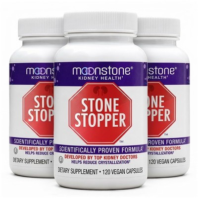 Stone Stopper Capsules, Kidney Stone Prevention, Calcium Oxalate Protector (360)