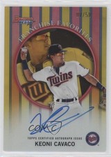 2019 Bowman's Best Gold Refractor 7/50 Keoni Cavaco #99FFA-KC Auto 03xg
