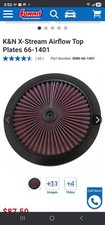 K&N Air Filter Top 14" 66-1401