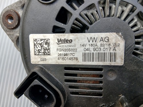 Audi VW Seat Skoda  Lichtmaschine  04L903017A