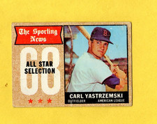 1968 TOPPS Carl Yastrzemski All Star #369 Boston Red Sox FAIR/GOOD FREE SHIPPING