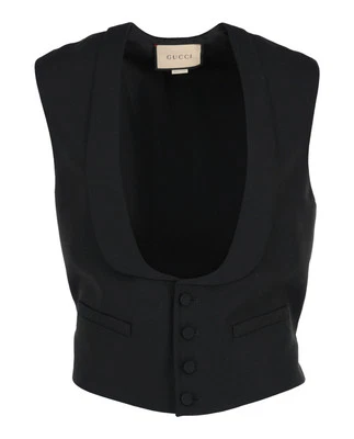 Gucci Mens Wool Blend Vest - Image 1 of 2