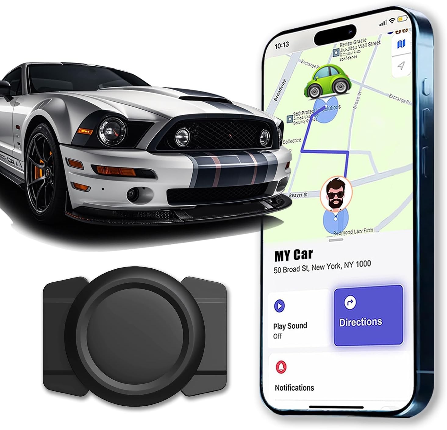 Mini GPS Tracker for Vehicles Real-Time Magnetic Waterproof Tracking Device