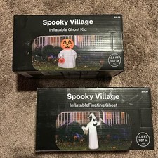 Spooky Village blowup Halloween decorations inflatable floating ghost/ghost kid