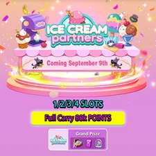 Ice cream Partners Event Slots:-Mono_poly_Go partners Full Carry 80K instant🍨