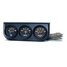 Autometer 2347 Autogage Black Oilampwater Black Console Autometer 2347 Autogage Black Oilampwater Black Console