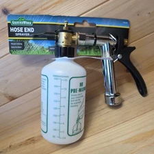 Hose Sprayer Attachment with 16oz Bottle - for Spraying Fertilizer Soap Pest