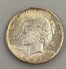 1921 US 90% Silver Peace $1 key date cleaned L24639