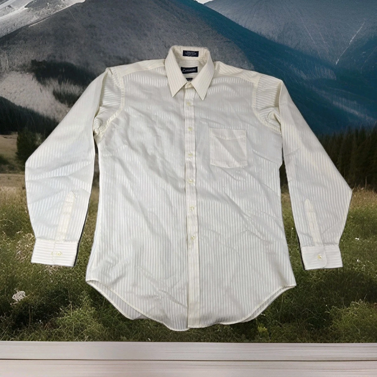 Polyester Big & Tall Vintage Dress Shirts for Men for sale | eBay
