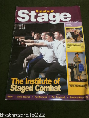 AMATEUR STAGE - A.C.E. GOOD PRACTISE GUIDE - MARCH 2004