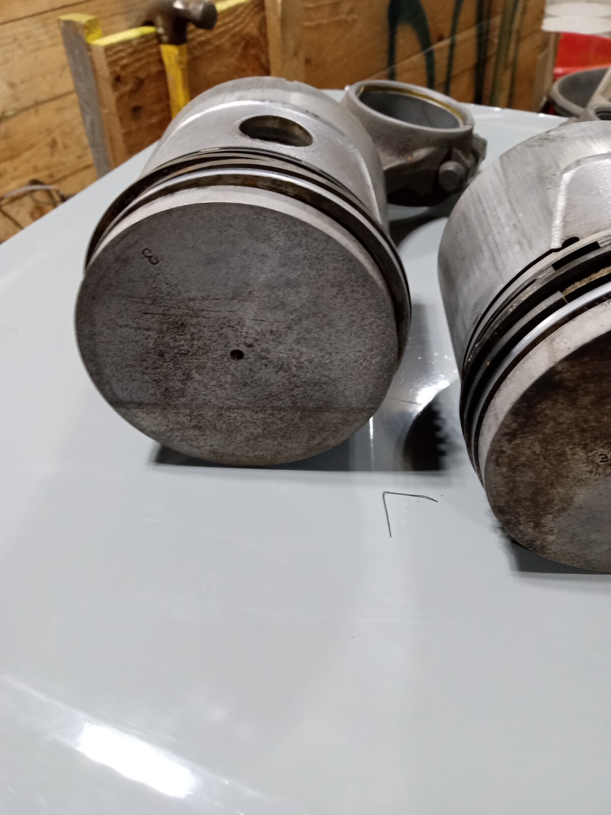 Allis Chalmers Sty WC AC tractor engine motor pistons piston rods rod