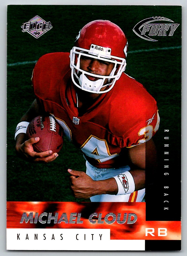 1999 COLLECTOR'S EDGE FURY MICHAEL CLOUD RC KANSAS CITY CHIEFS #159