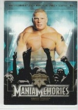 BROCK LESNAR  (Rare! GOLD FOIL INSERT #84) WRESTLE MANIA XX MEMORIES Fleer ^^^^