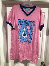 CARE BEARS T-SHIRT FEELIN' BLUE BEAR SIZE:OSFM- NEW FREE SHIPPING