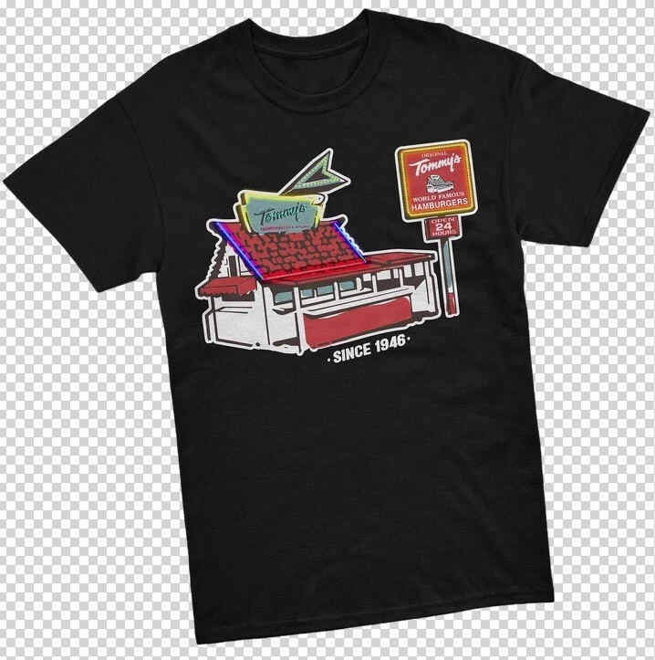 T SHIRT Original Tommy s Hamburgers Southern California Front