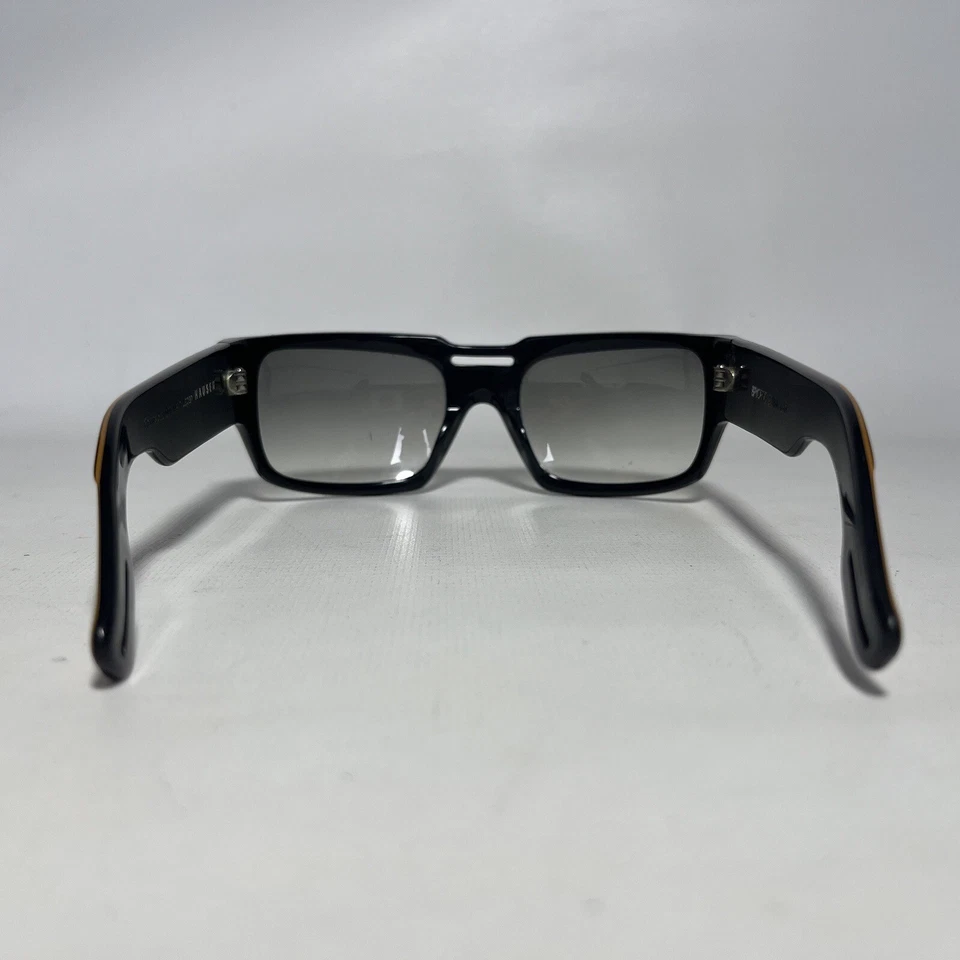 Gafas de sol Spy Optic Hauser marcos negros lentes grises hechas a mano en Japón 22-60 136 Foto 4 de 4