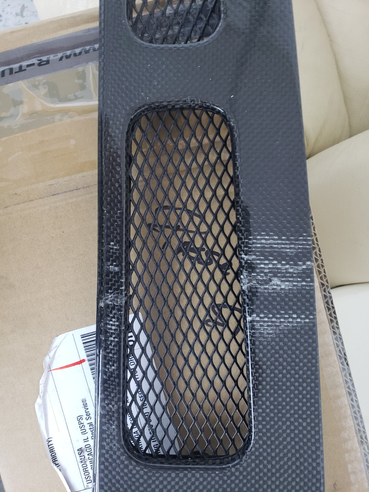 Ferrari F1360 Carbon Fiber Rear Window Louvers