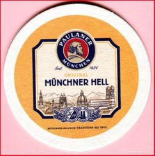 Bierdeckel (120) - Paulaner - Original Münchner hell