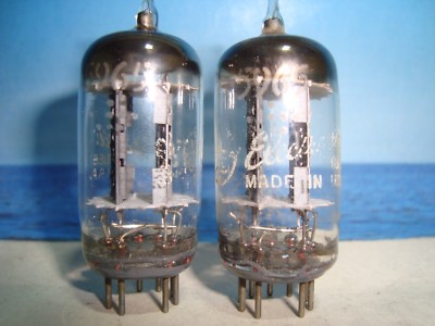 5956 General Electric ( E180CC ) # Matched Pair # Horseshoe Getter (947)
