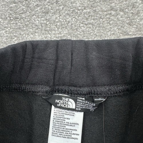 The North Face Girls Camp Fleece Sweat Shorts Size Small Youth Black - Picture 3 of 6