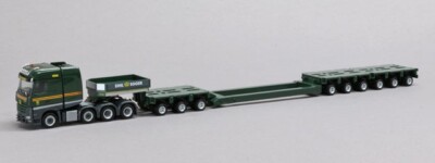 Herpa 317337 Mercedes-Benz Arocs Goldhofer-Tiefladesattelzug Emil Egger (CH)