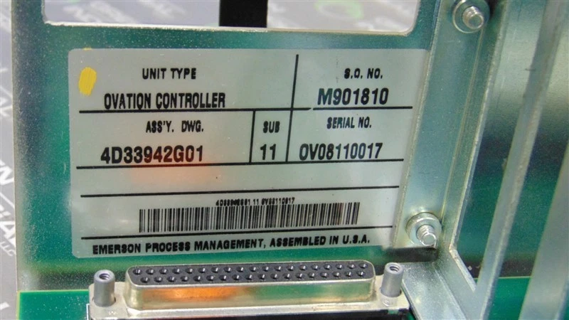 USED Westinghouse 4D33942G01 Ovation Controller Slot Rack / Chassis Sub 11 - Image 4 of 4
