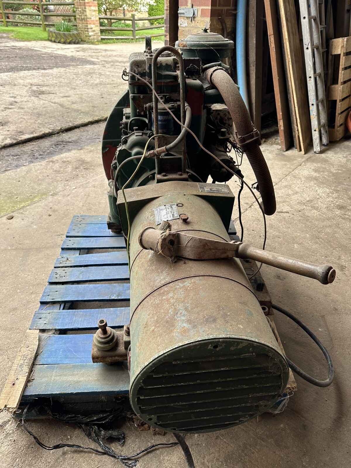 Lister Brush Diesel Generator 15 KWA 220/240v eBay