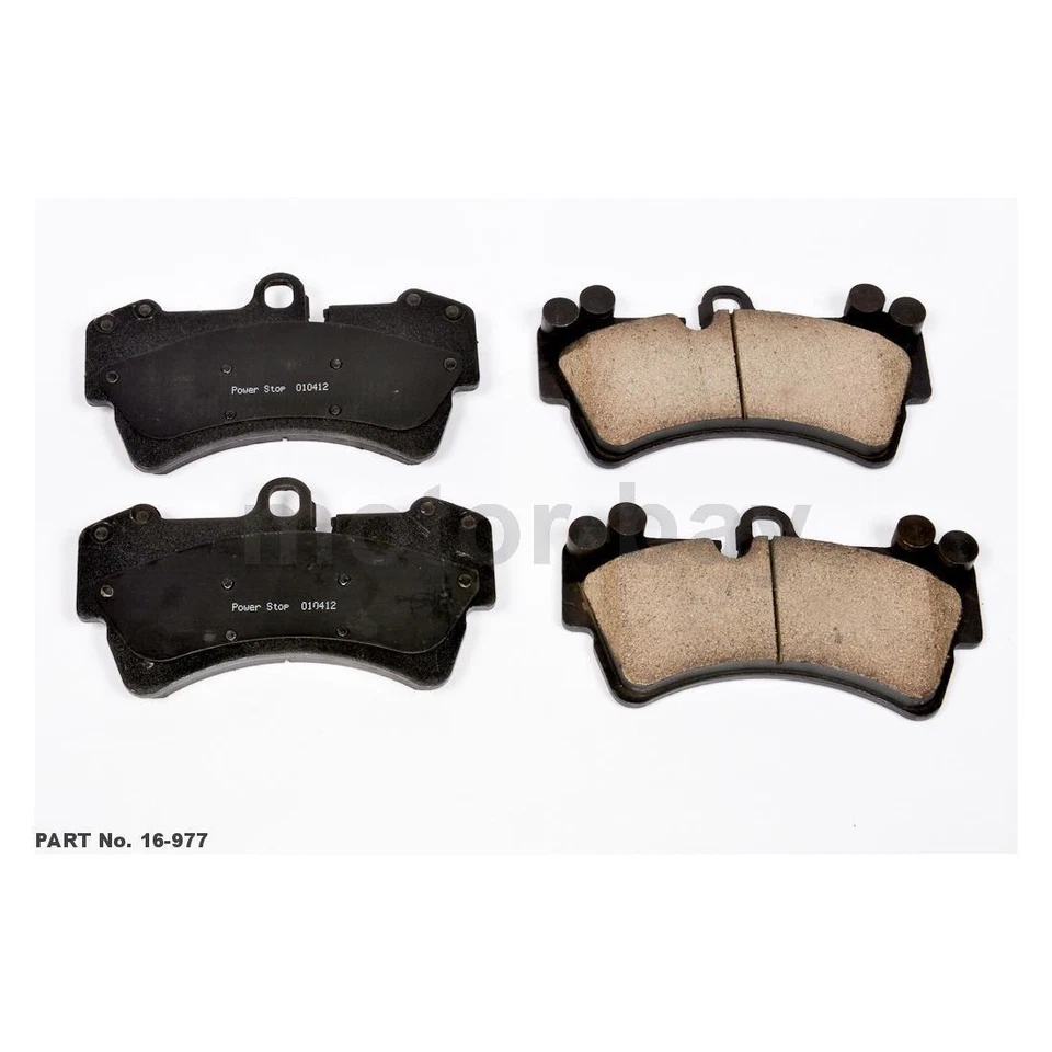 Pastillas de freno delanteras traseras para Volkswagen Touareg 2010 2007 2006 2005 2004 Power Stop Foto 3 de 3