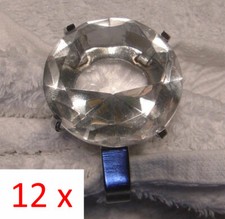 12 x Serviettenring Serviettenhalter Edel Dekoration Metall Kunststoff 4 x 6 cm