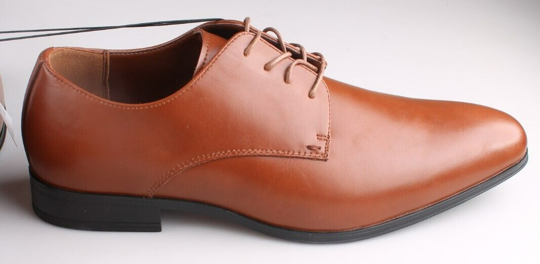 Perry Ellis Men\'s Dark Brown Lace-Up Derby Shoes Randall Dress Shoe – Perry Ellis main image 4
