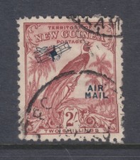 NEW GUINEA:  2/ B of P  UNDATED AIRMAIL  SG 200  GOOD USED