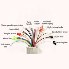 36V/48V 350W Brushless Motor Controller DC Motor Regulator Speed Controller