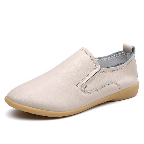Women Oxford Shoes Casual Leather Ballet Flats Lace Up Soft Comfortable Ladies - Picture 39 of 49