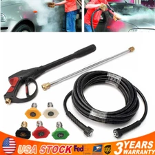 For Craftsman High Pressure Power Washer Spray Gun Wand Hose Kit+5 Tips New