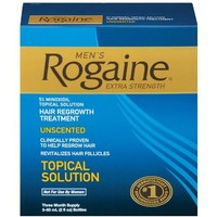 6 Pack Men's Rogaine Extra Strength Hair Regrowth Treatment Unscented 3 Month Ea on sale 6 Pack Men's Rogaine Extra Strength Hair Regrowth Treatment Unscented 3 Month Ea on sale