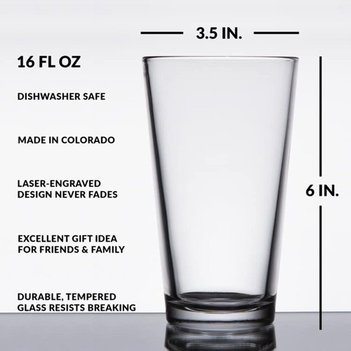 ALBUQUERQUE, NM Pint Glas - Bild 4 von 6
