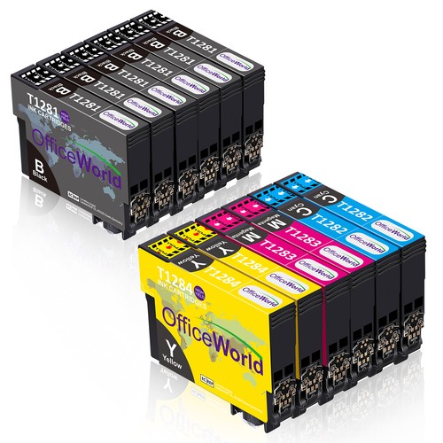 Lot Ink cartridges 1281 For Epson stylus S22 SX125 SX130 SX435W SX235W