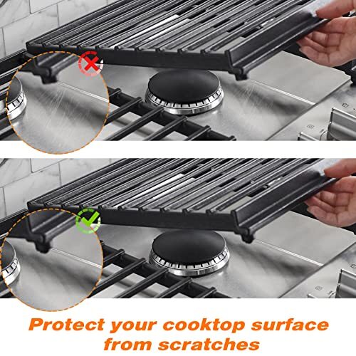 Stove Gas Range Grate Rubber Feet Bumper For Replacement for GE Hot