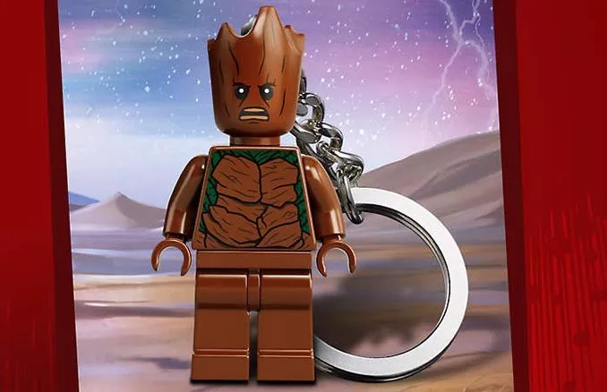 Lego groot keychain 2025