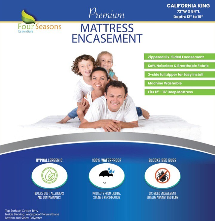 Mattress Protector By Four Seasons Size California King-image