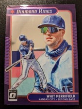 2021 Panini Donruss Optic Baseball Whit Merrifield Diamond Kings #9 Royals