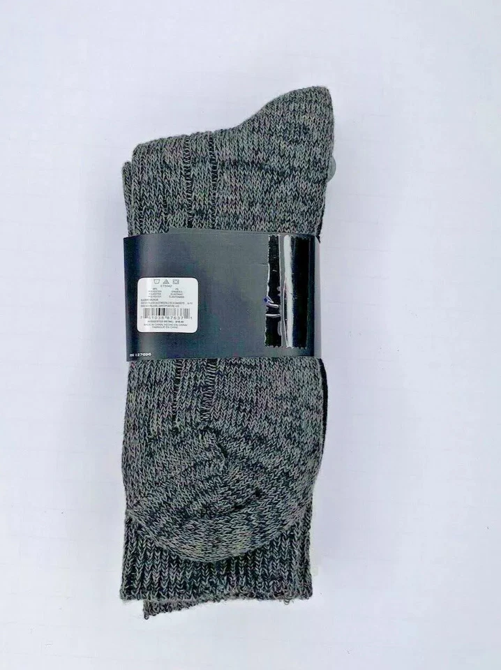 Ellen Tracy Womens 2 pair Soft Boot Socks sock size 9-11 black/white gray - Image 4 of 4