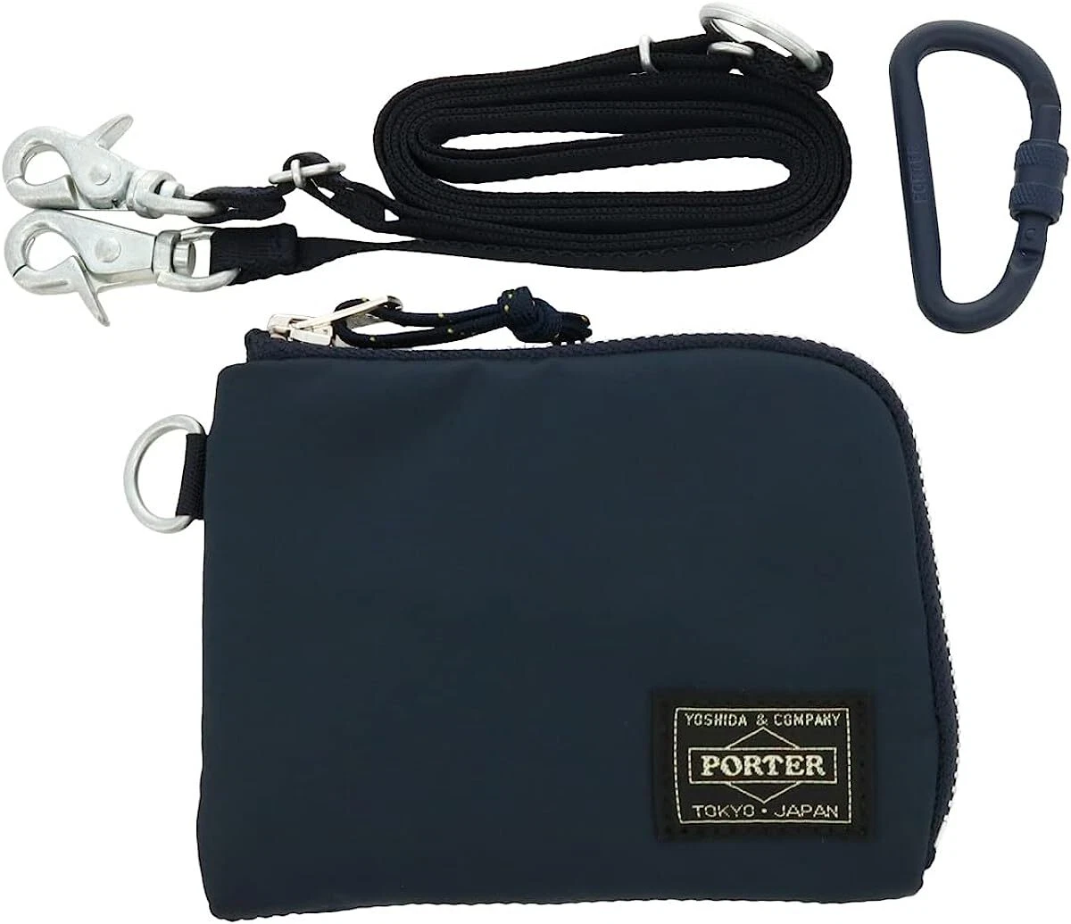 Yoshida PORTER LIBERTY WALLET Navy 835-16502 JAPAN | eBay