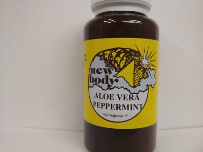 New Body Aloe Vera Peppermint Colitis, Migraine Headaches, Constipation,  Pain | eBay