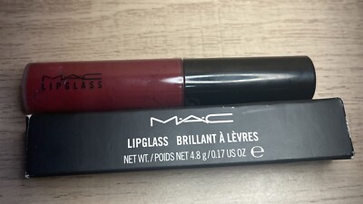 Neu im Karton Mac Lipglass ~ VÖLLIG HERB ~ Indulge LE ~ tiefrote Creme