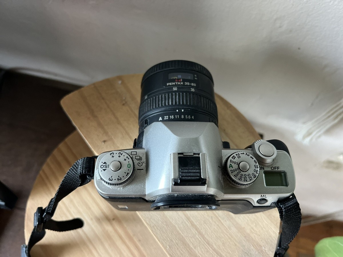 Vintage Pentax ZX-M 35mm Film Camera with lens & strap, not