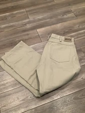 Duluth Trading Fire Hose Khaki Pants Thick Canvas New Without Tags 40/30
